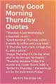 Hilarious Thursday Quotes to Brighten Your Day