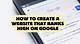 How Google Ranks Your Website: a Comprehensive Guide
